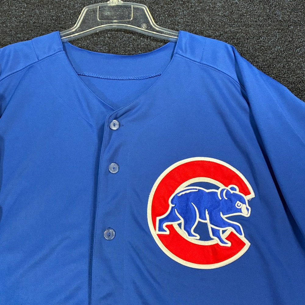 Majestic Authentic Chicago Cubs Ryne Sandberg #23 Jersey Men's Alternate Blue - Picture 4 of 11